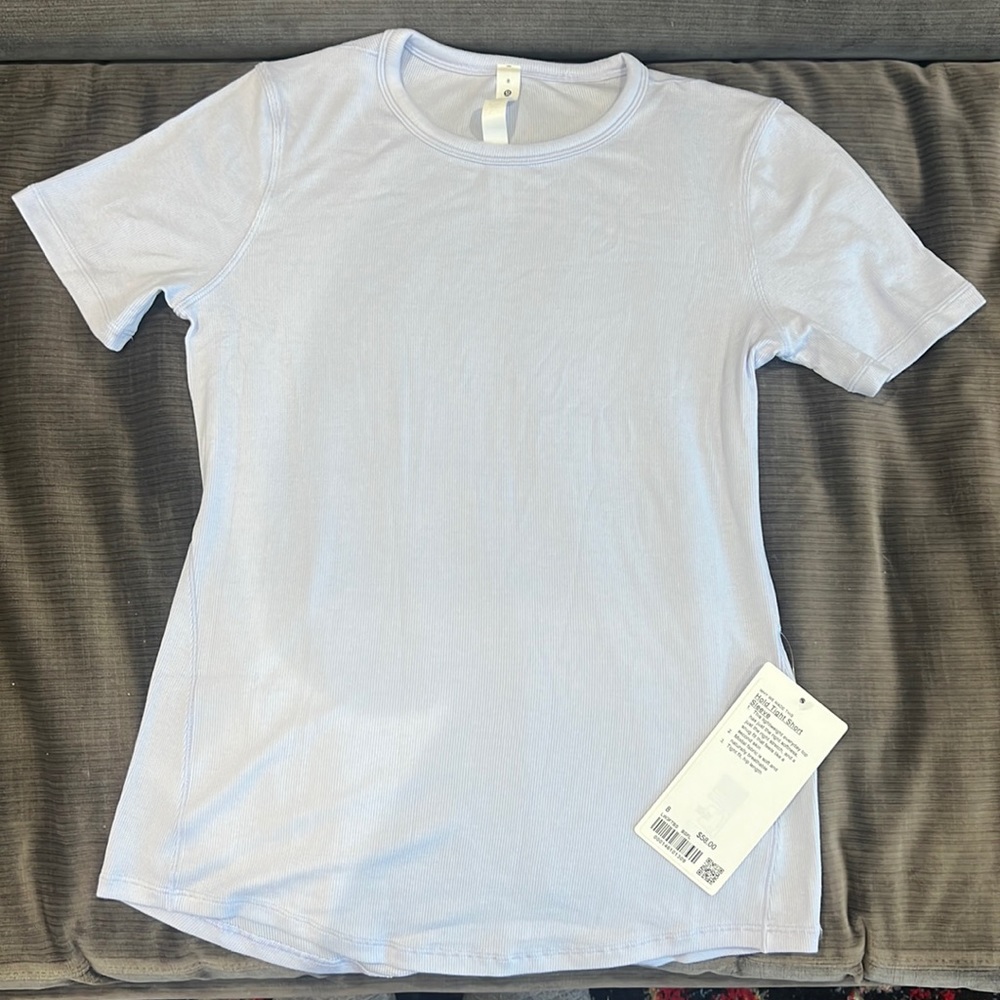 Lululemon Hold Tight Short Sleeve Top - Size 8 Blissful Blue